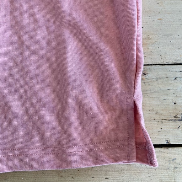 Boxy oversize old pink polo size Large - Picture 5 of 10